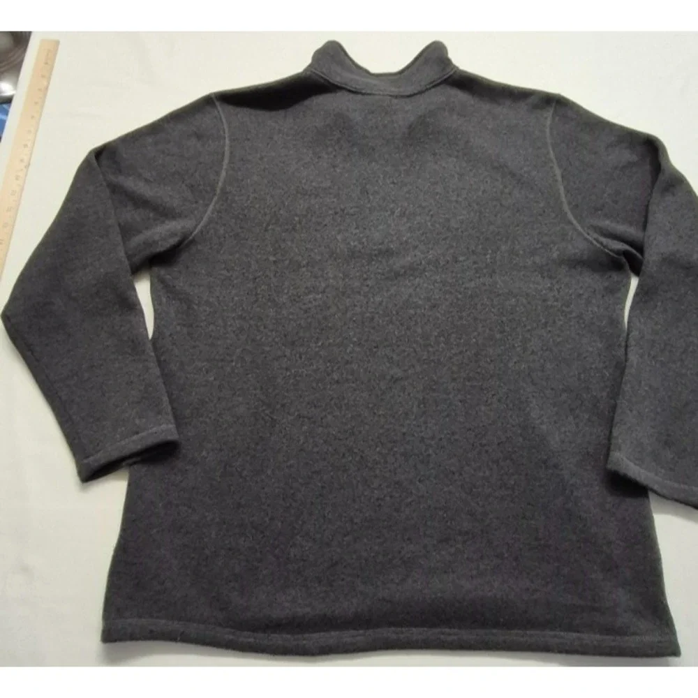 The North Face Jacket Mens X-Large Gray Half Zip Fleece Casual Outdoors‎ Hiking